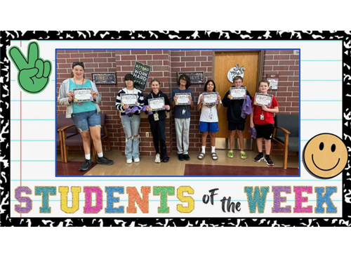 Students of the week 9/9